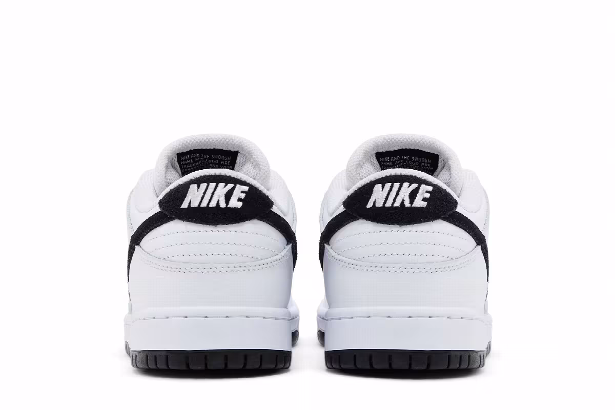 Nike Dunk Low Pro SB White Black, view 7
