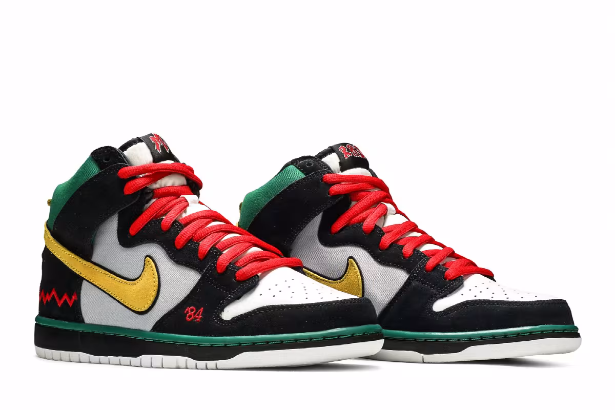 Nike Dunk High Pro Premium SB Mcrad, view 9