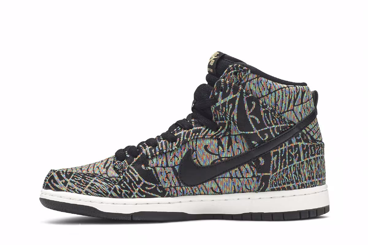 Nike SB Dunk High Premium Psychedelic, view 4