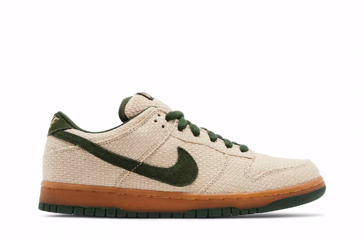 Nike Dunk Low Pro SB Green Hemp, view 2