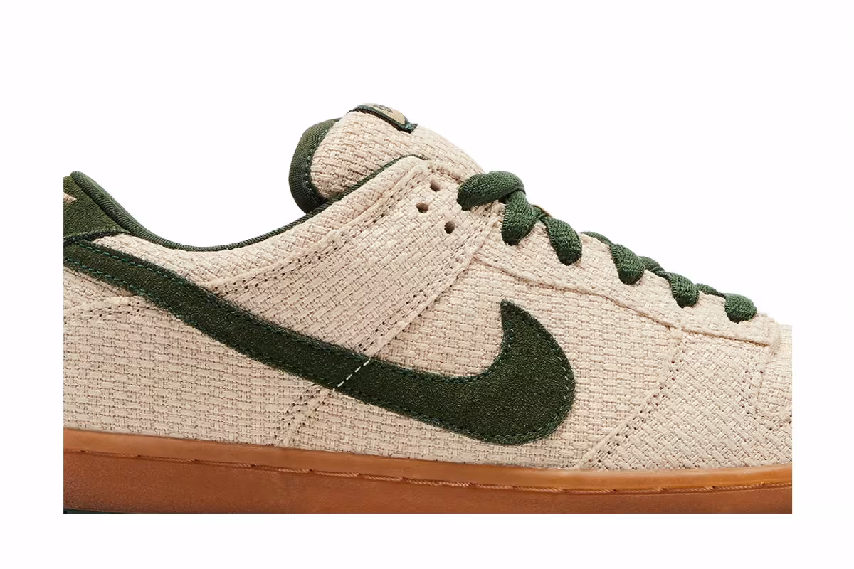 Nike Dunk Low Pro SB Green Hemp, view 3