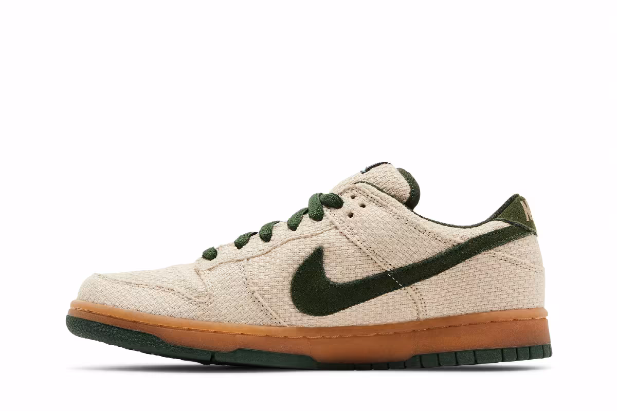 Nike Dunk Low Pro SB Green Hemp, view 4