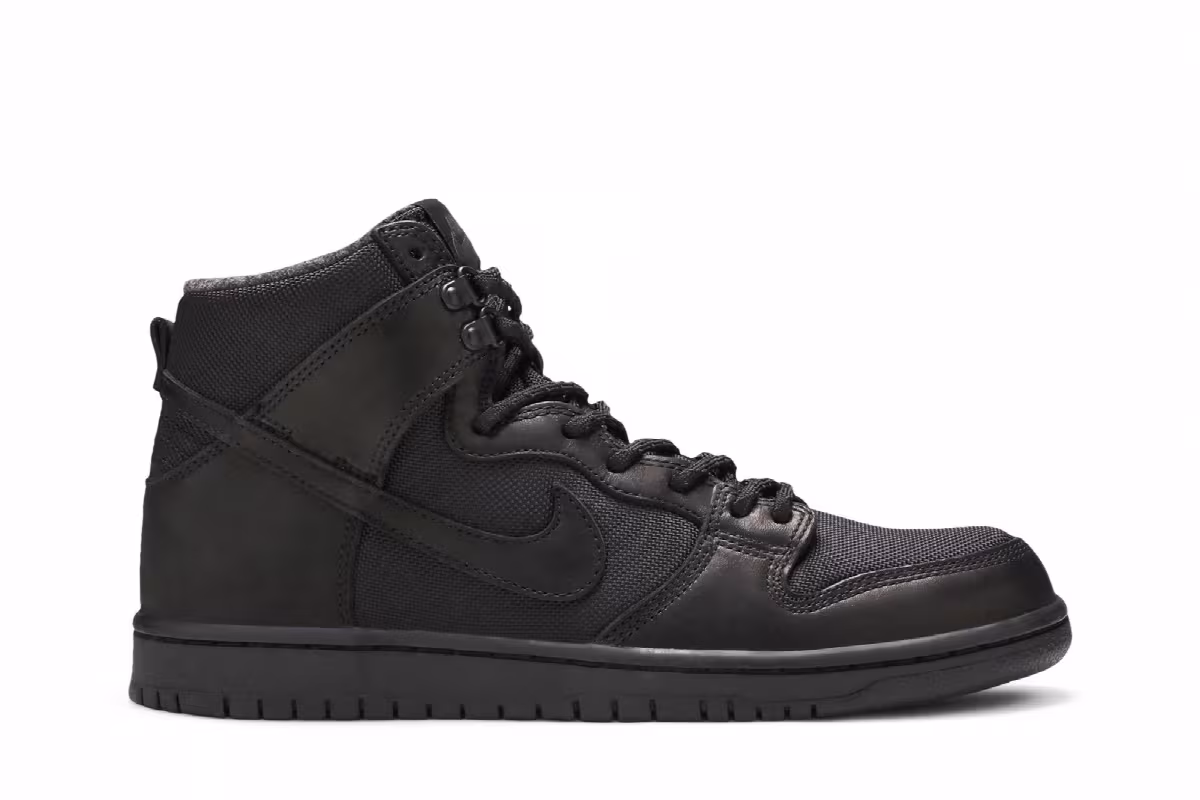 Nike SB Zoom Dunk High Pro BOTA Black, view 2