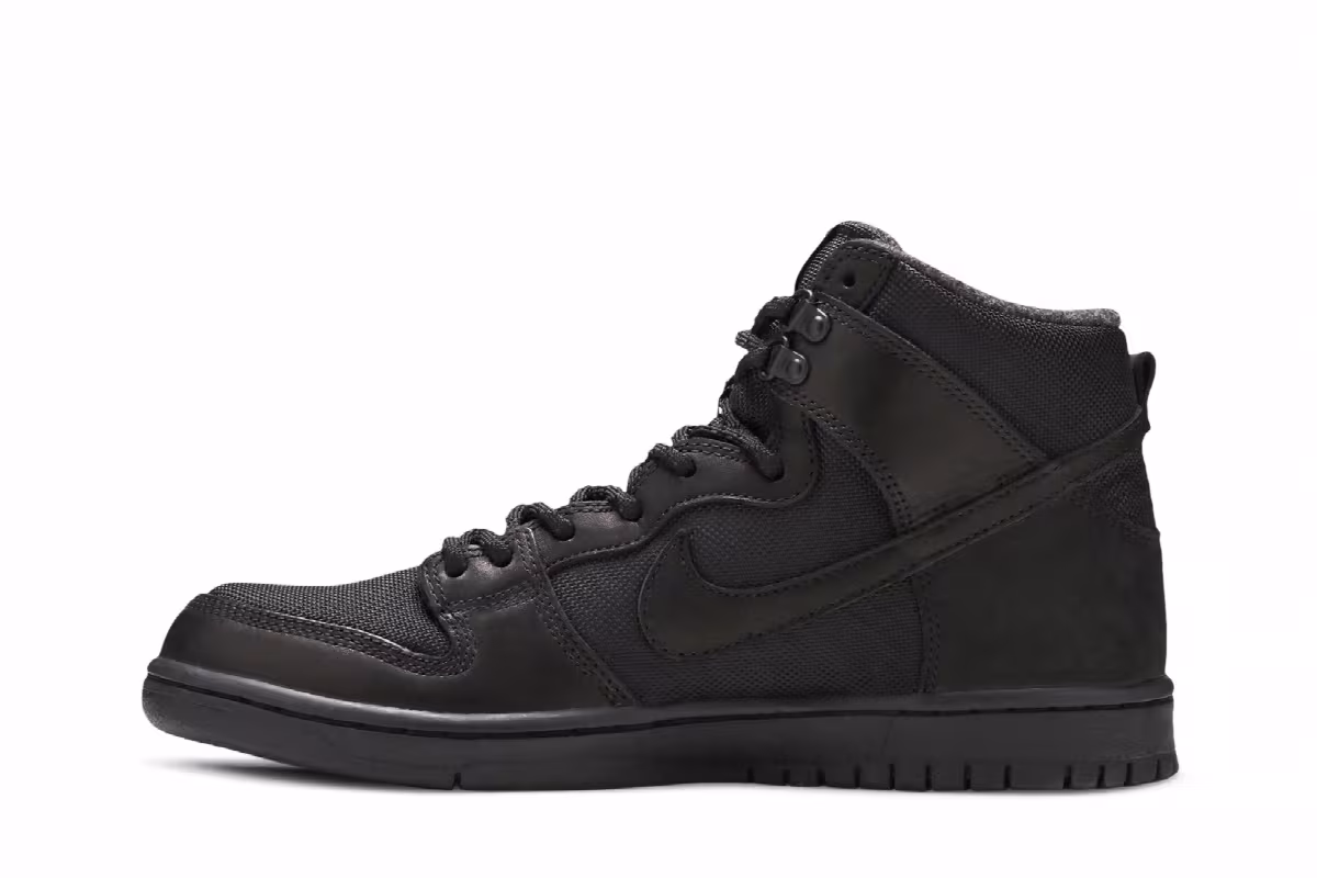 Nike SB Zoom Dunk High Pro BOTA Black, view 4