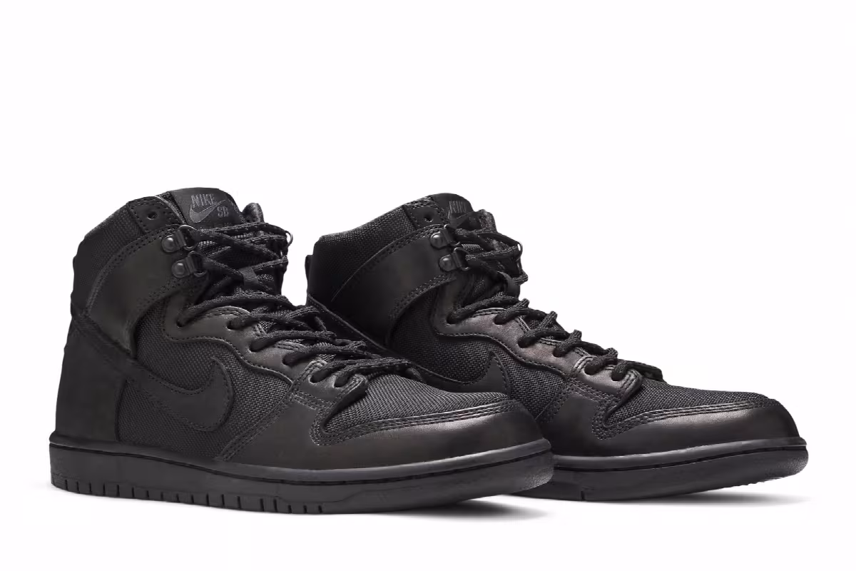 Nike SB Zoom Dunk High Pro BOTA Black, view 9