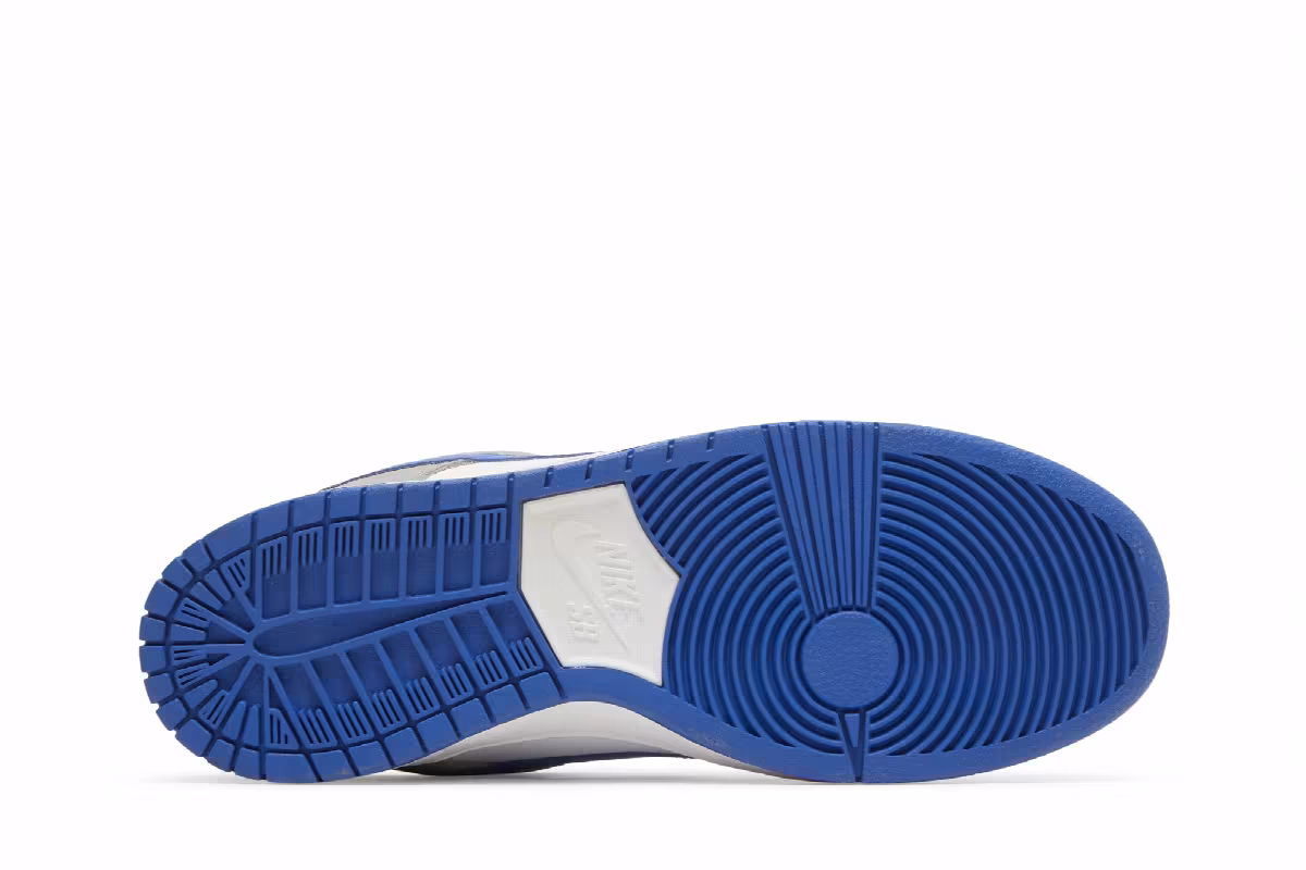 Nike Dunk Low Pro SB Matte Silver Varsity Royal, view 5