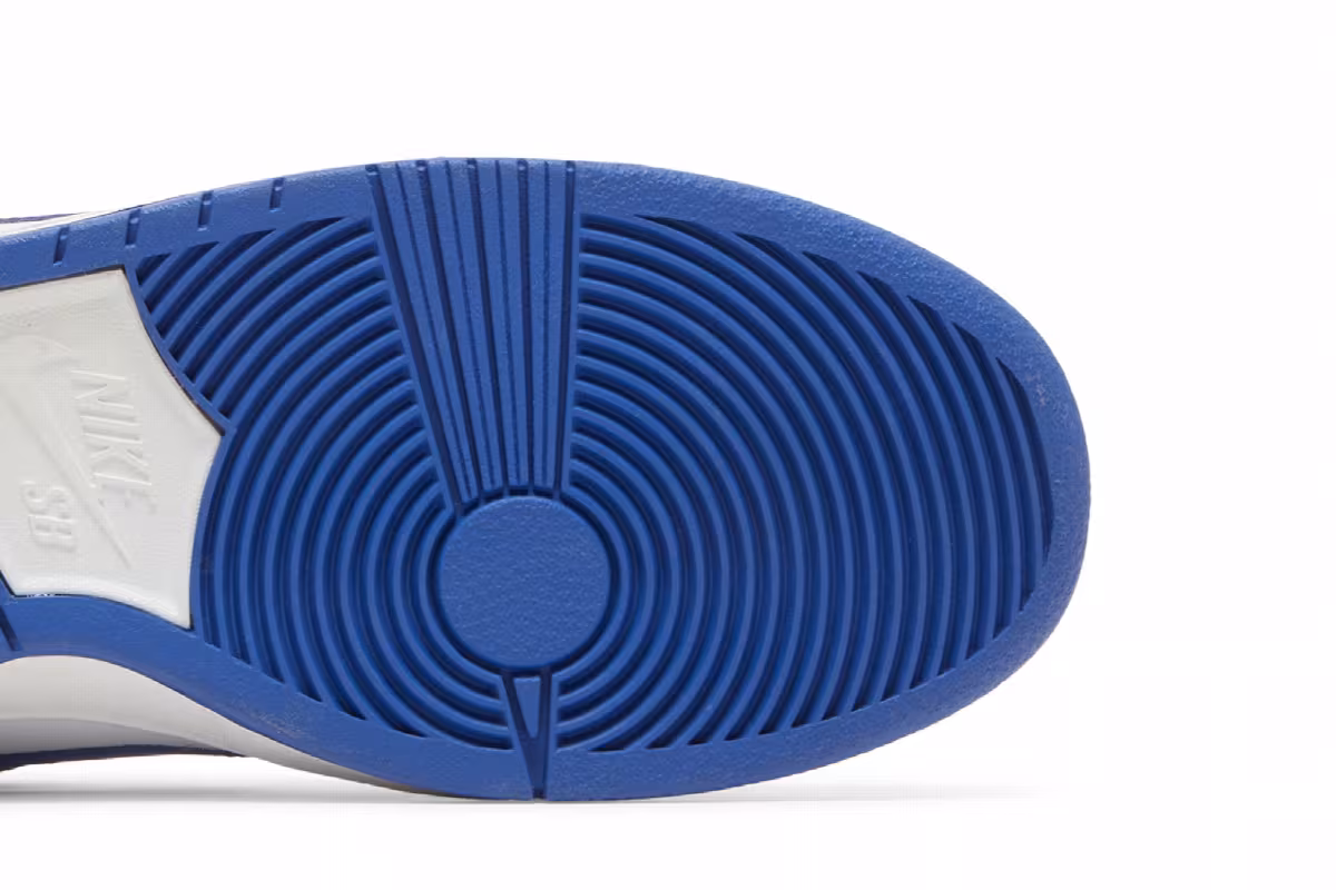 Nike Dunk Low Pro SB Matte Silver Varsity Royal, view 6