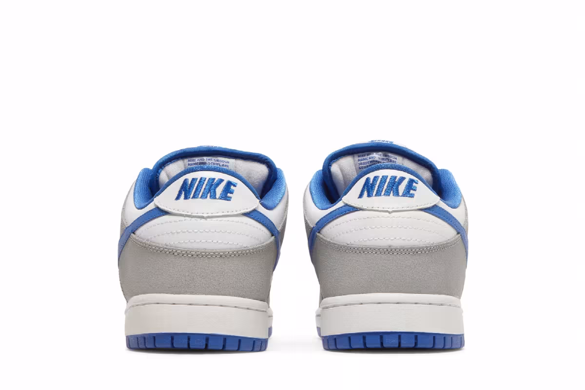 Nike Dunk Low Pro SB Matte Silver Varsity Royal, view 7