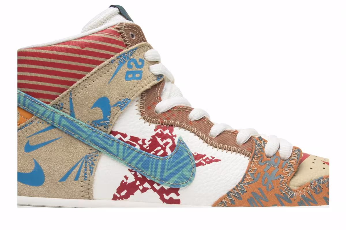 Thomas Campbell x Nike SB Dunk High What The Special Box, view 3