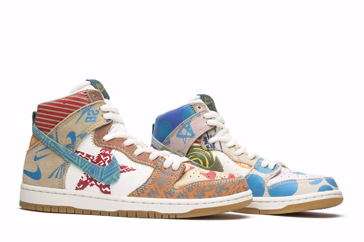 Thomas Campbell x Nike SB Dunk High What The Special Box, view 9