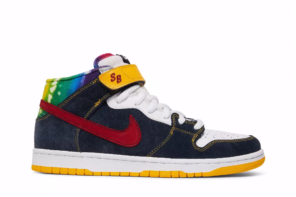 Nike Dunk Mid Pro SB Tie Dye, view 2