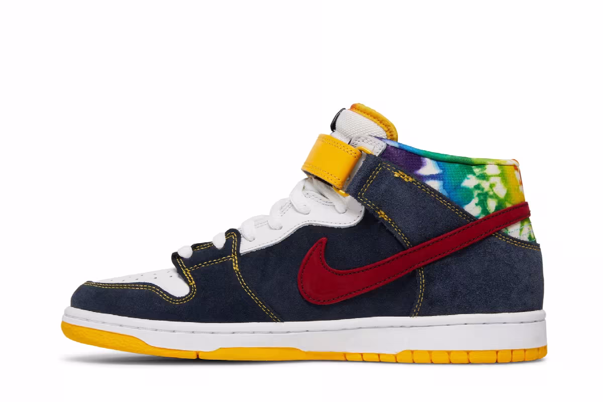 Nike Dunk Mid Pro SB Tie Dye, view 4