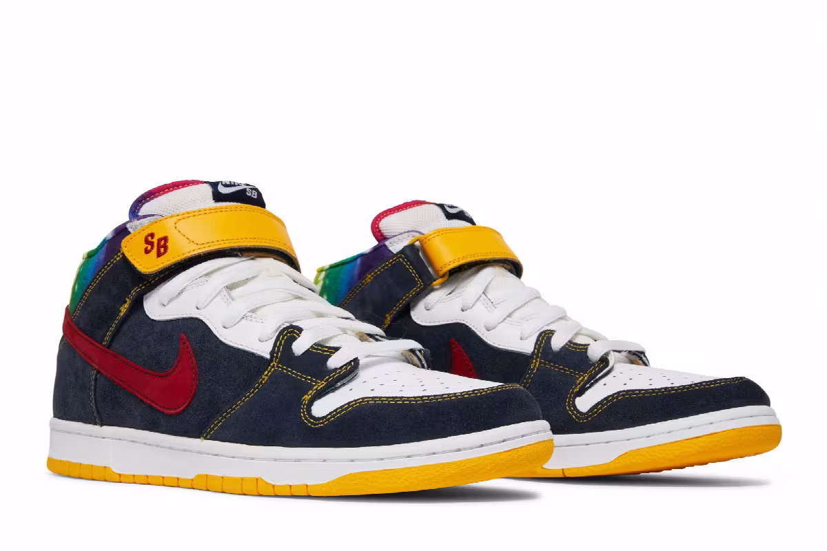 Nike Dunk Mid Pro SB Tie Dye, view 9