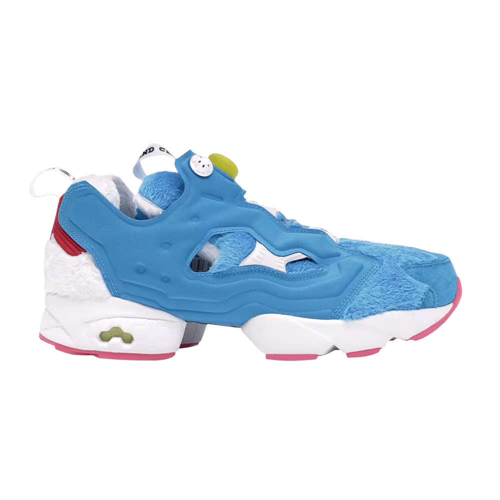 Doraemon x atmos x Reebok InstaPump Fury OG Furry Blue