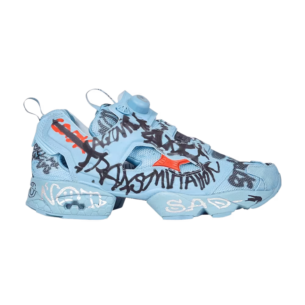 Vetements x Reebok InstaPump Fury Graffiti - Blue