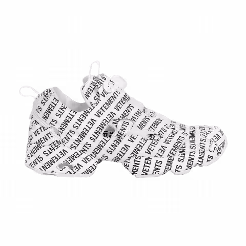 Vetements x Reebok InstaPump Fury 'Monogram - White'