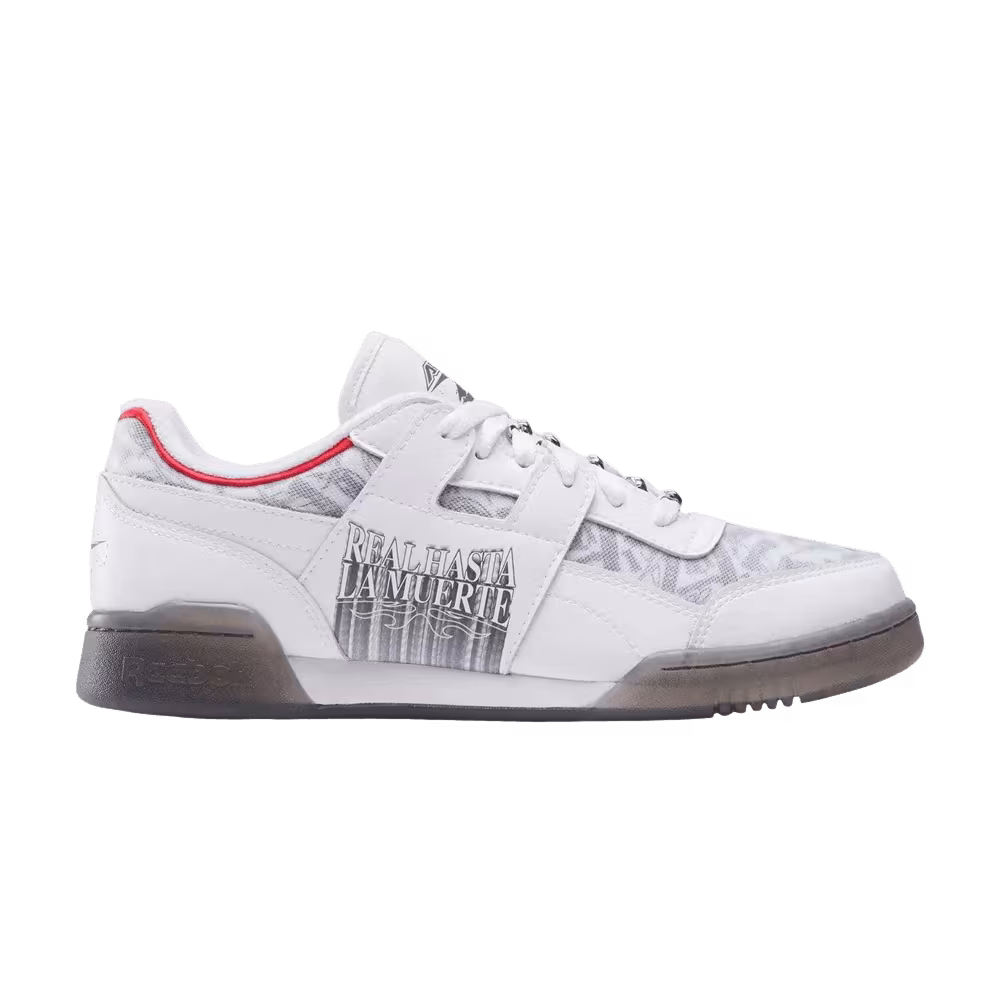 Anuel AA x Reebok Workout Plus White/White/Grey