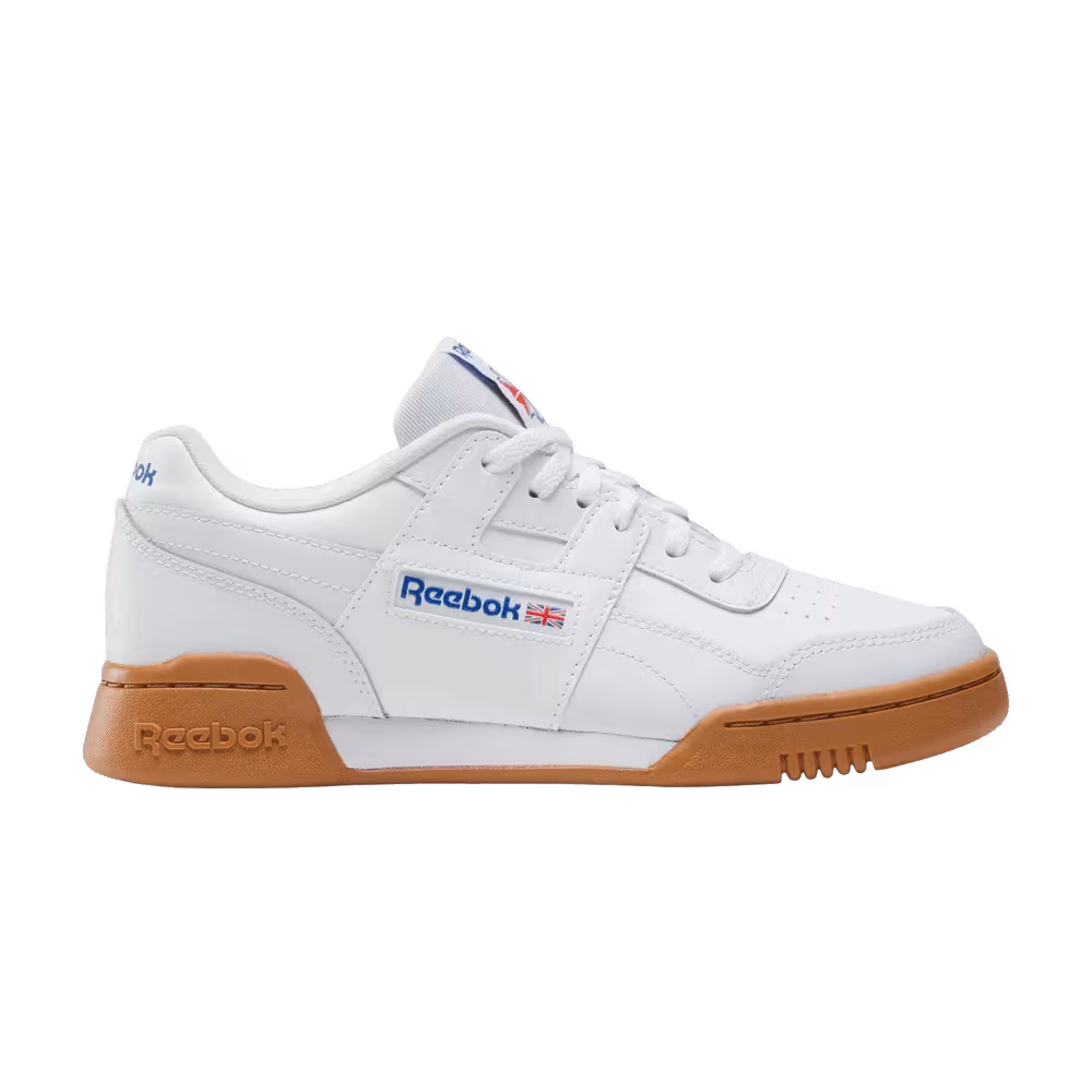 Reebok Workout Plus Big Kid White Vector Blue Vector Red
