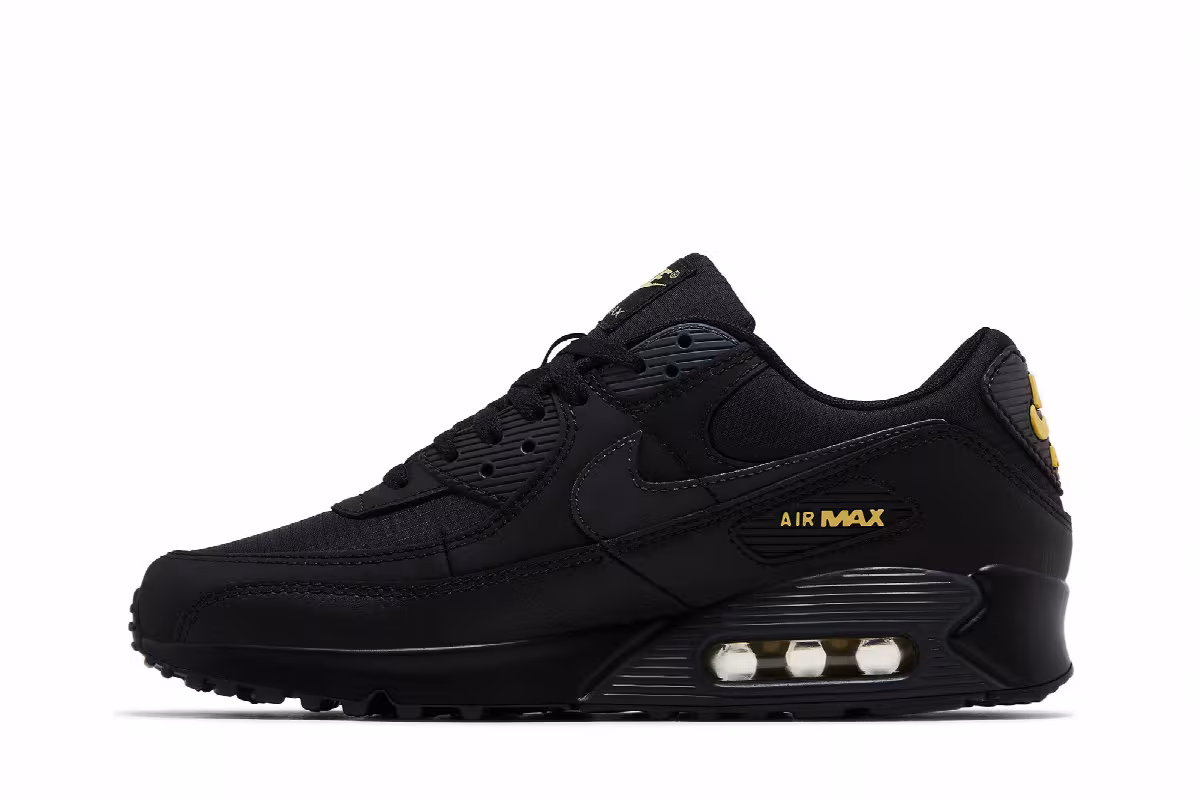 Nike Air Max 90 Black Buff Gold, view 4