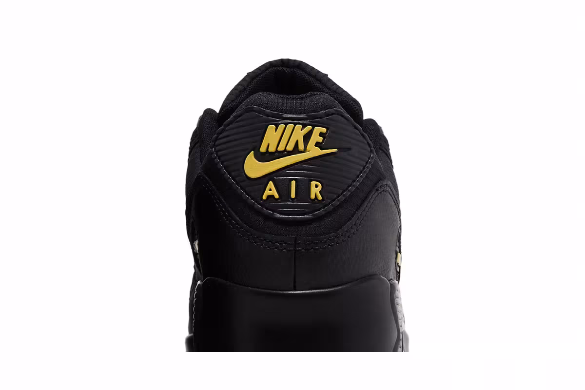 Nike Air Max 90 Black Buff Gold, view 8