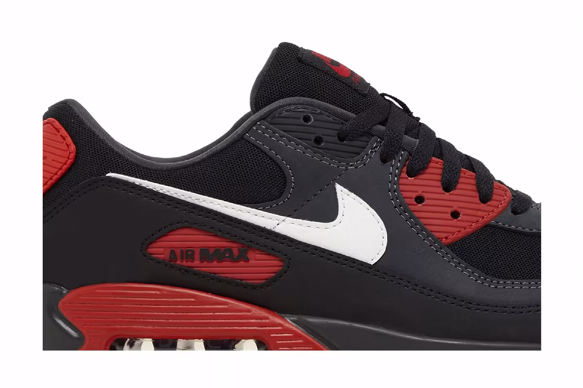 Nike Air Max 90 Anthracite Mystic Red, view 3