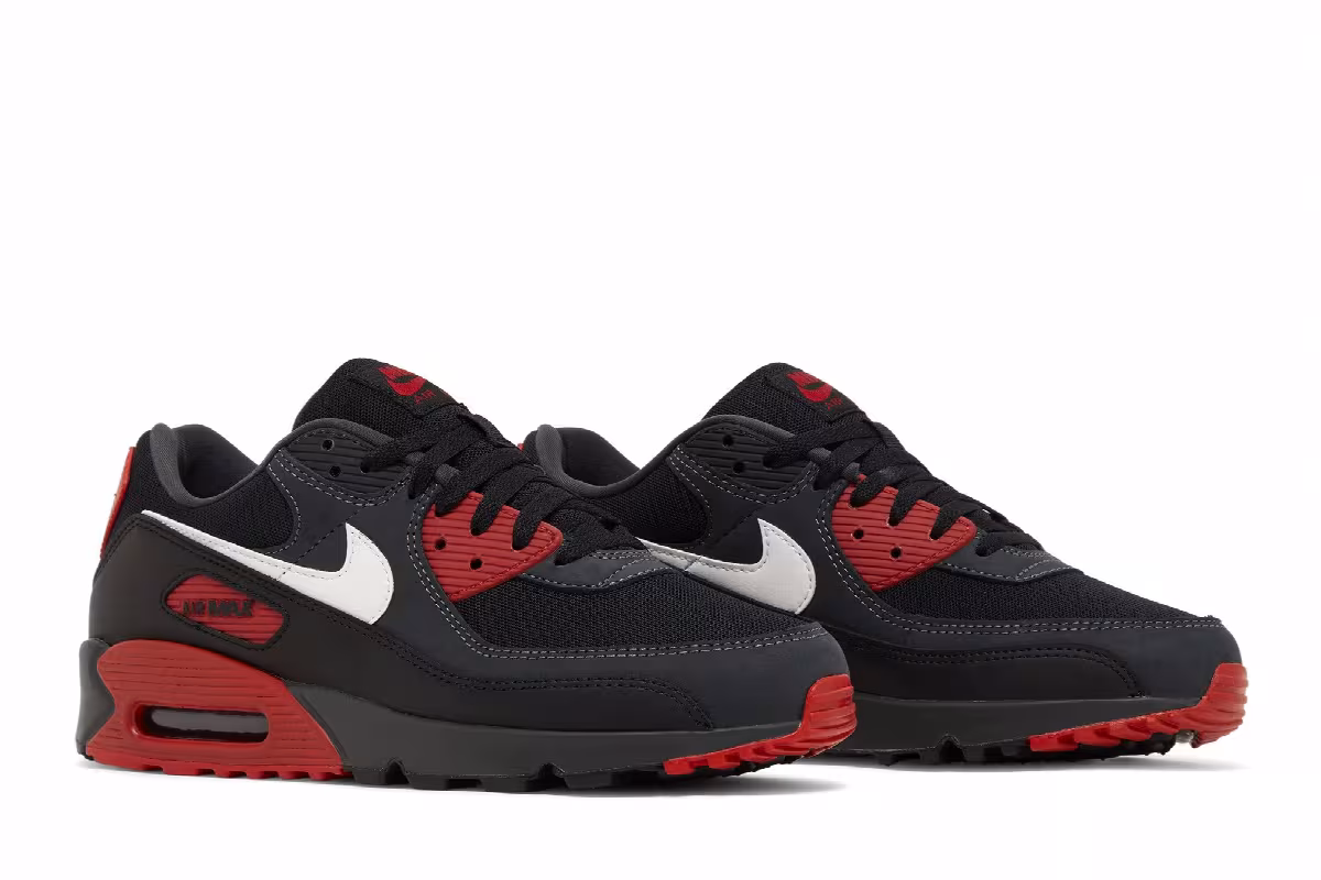 Nike Air Max 90 Anthracite Mystic Red, view 9