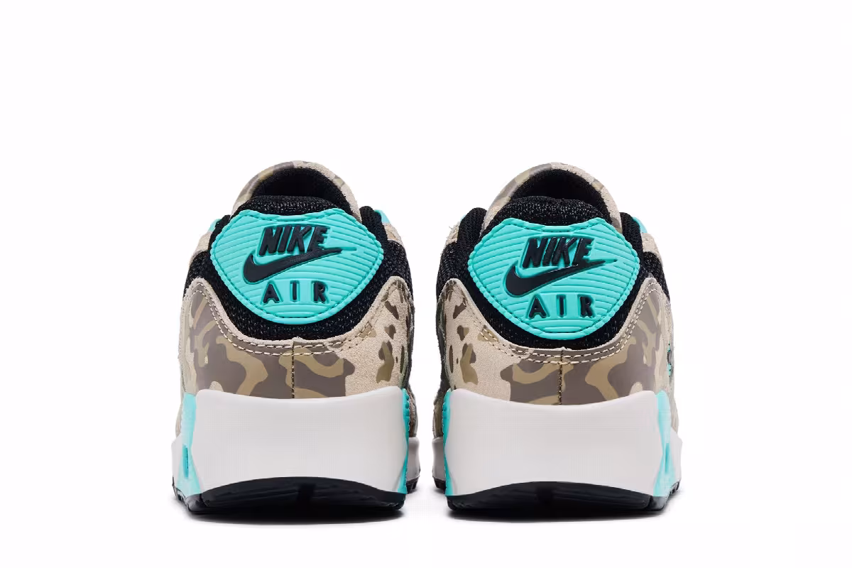 Nike Air Max 90 Premium Camo Pack - Aurora Green, view 7