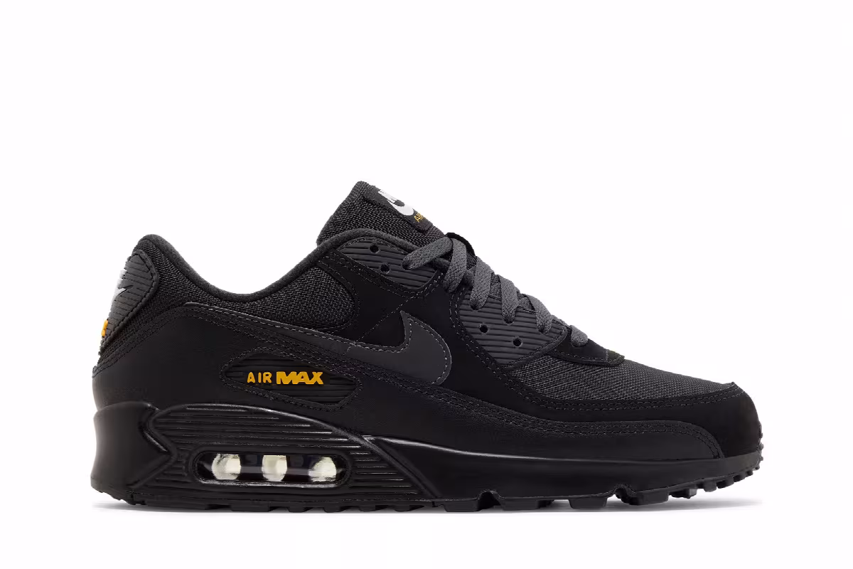 Nike Air Max 90 Black Speed Yellow, view 2