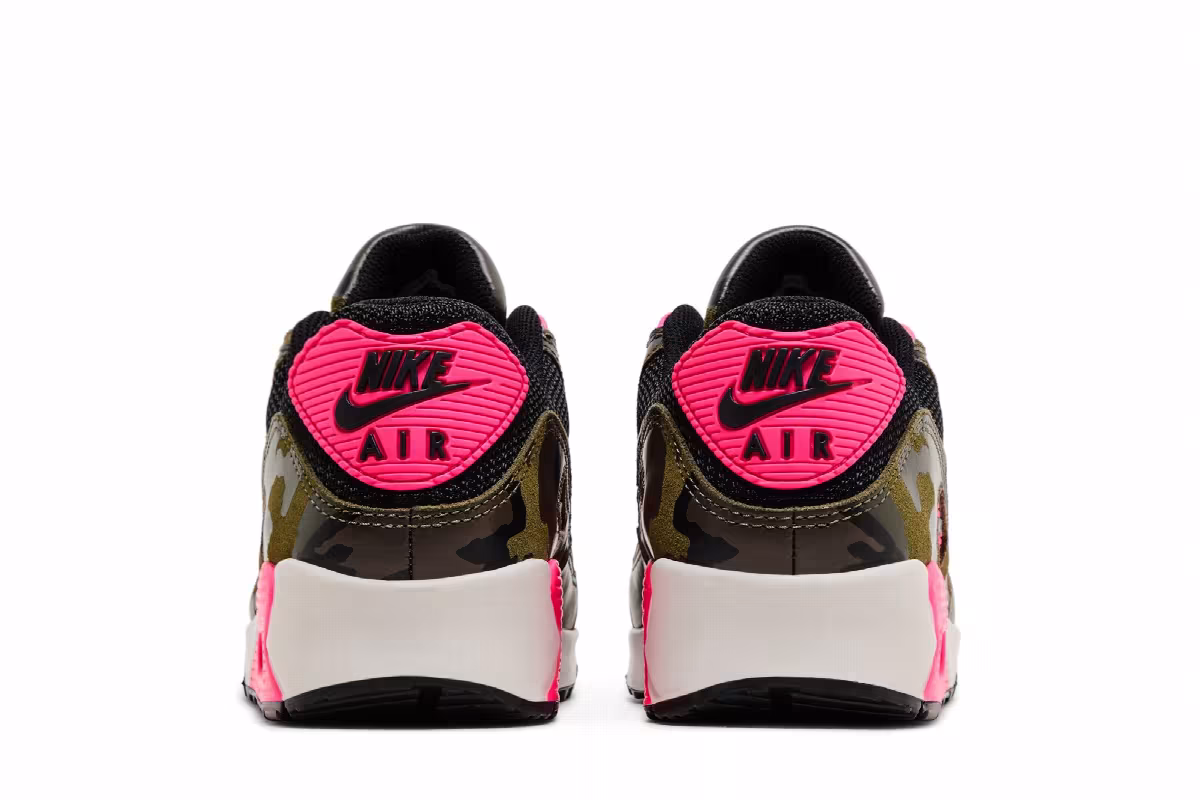 Nike Air Max 90 Premium Camo Pack - Sequoia Hyper Pink, view 7