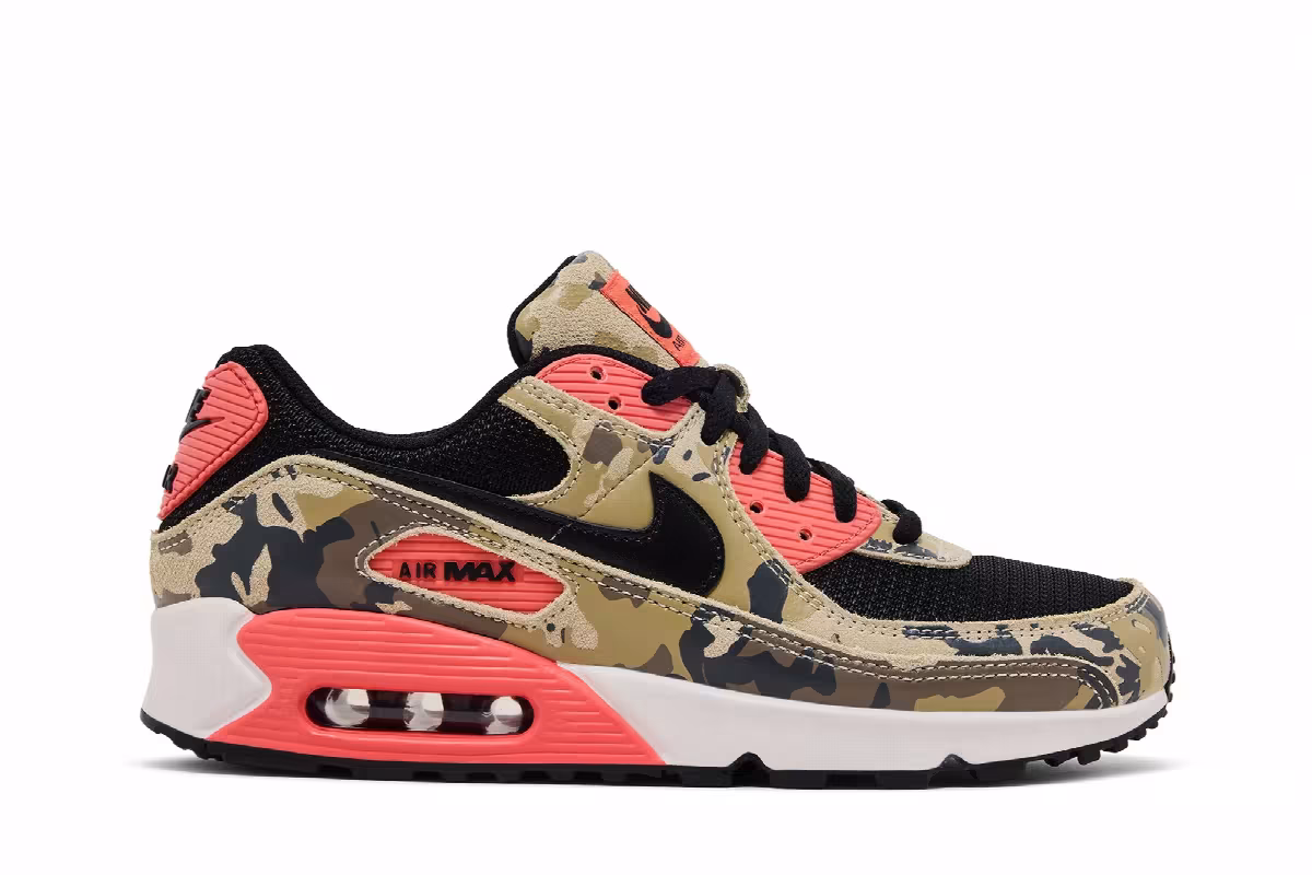 Nike Air Max 90 Premium Camo Pack - Magic Ember, view 2