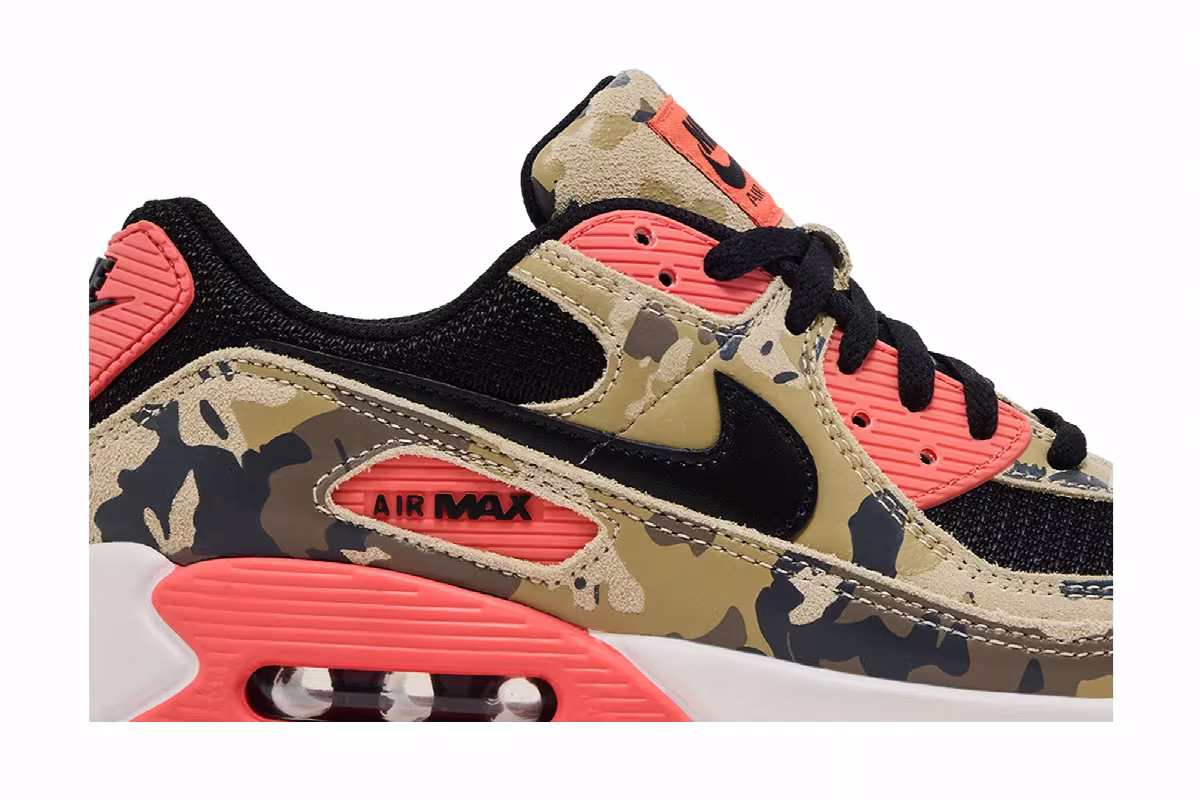 Nike Air Max 90 Premium Camo Pack - Magic Ember, view 3