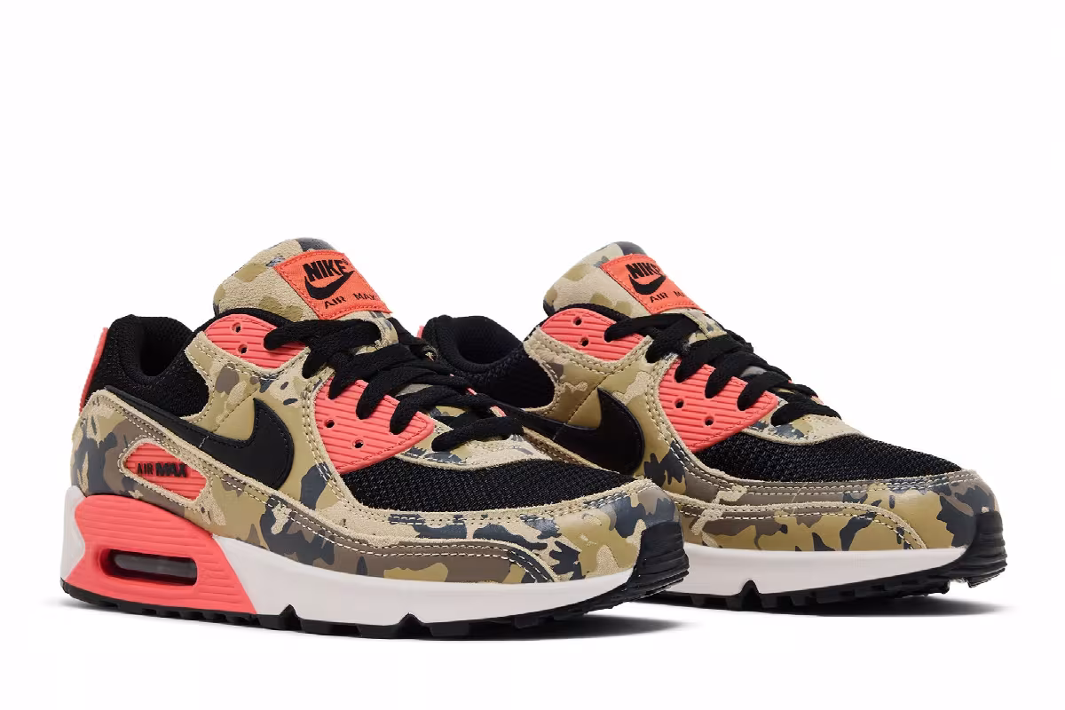 Nike Air Max 90 Premium Camo Pack - Magic Ember, view 9
