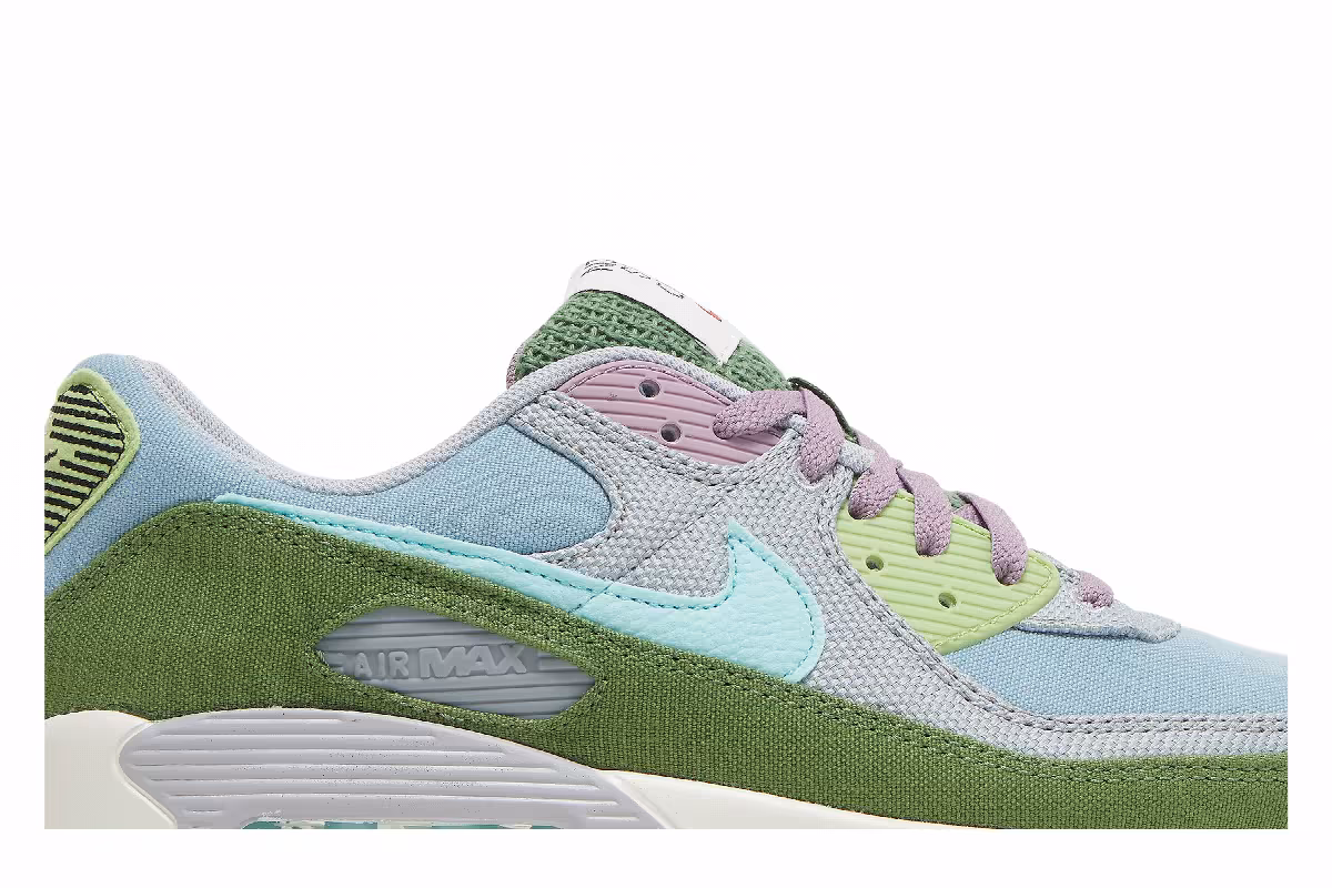 Nike Air Max 90 SE Sun Club - Worn Blue Treeline, view 3