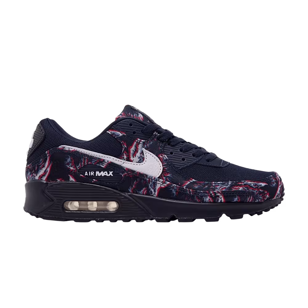 Nike Air Max 90 Premium Printed Canvas Blue