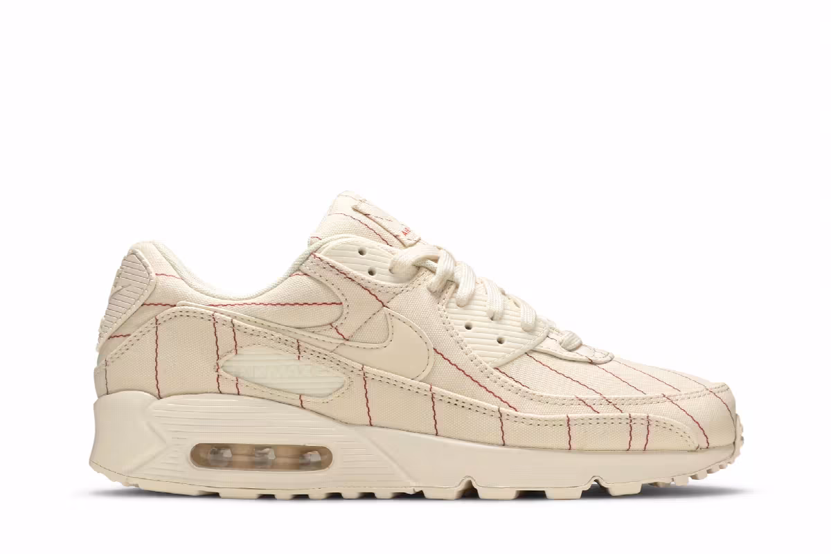 Nike Air Max 90 Pinstripes - Natural Chili Red, view 2