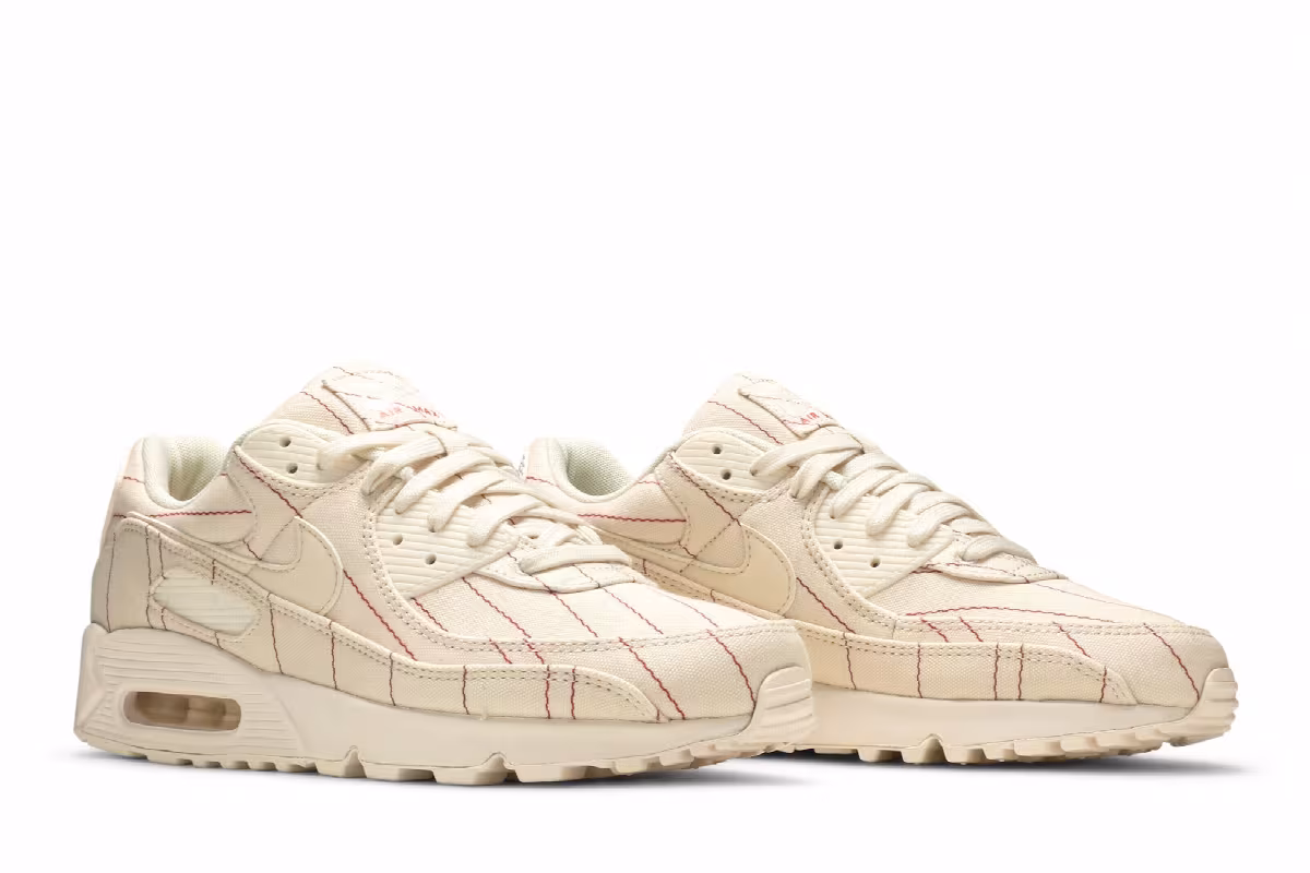Nike Air Max 90 Pinstripes - Natural Chili Red, view 9