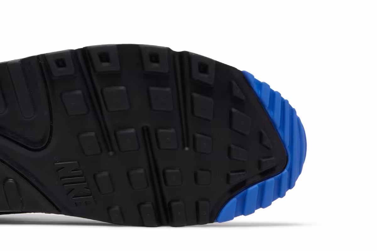 Nike Air Max 90 Black Medium Blue, view 6