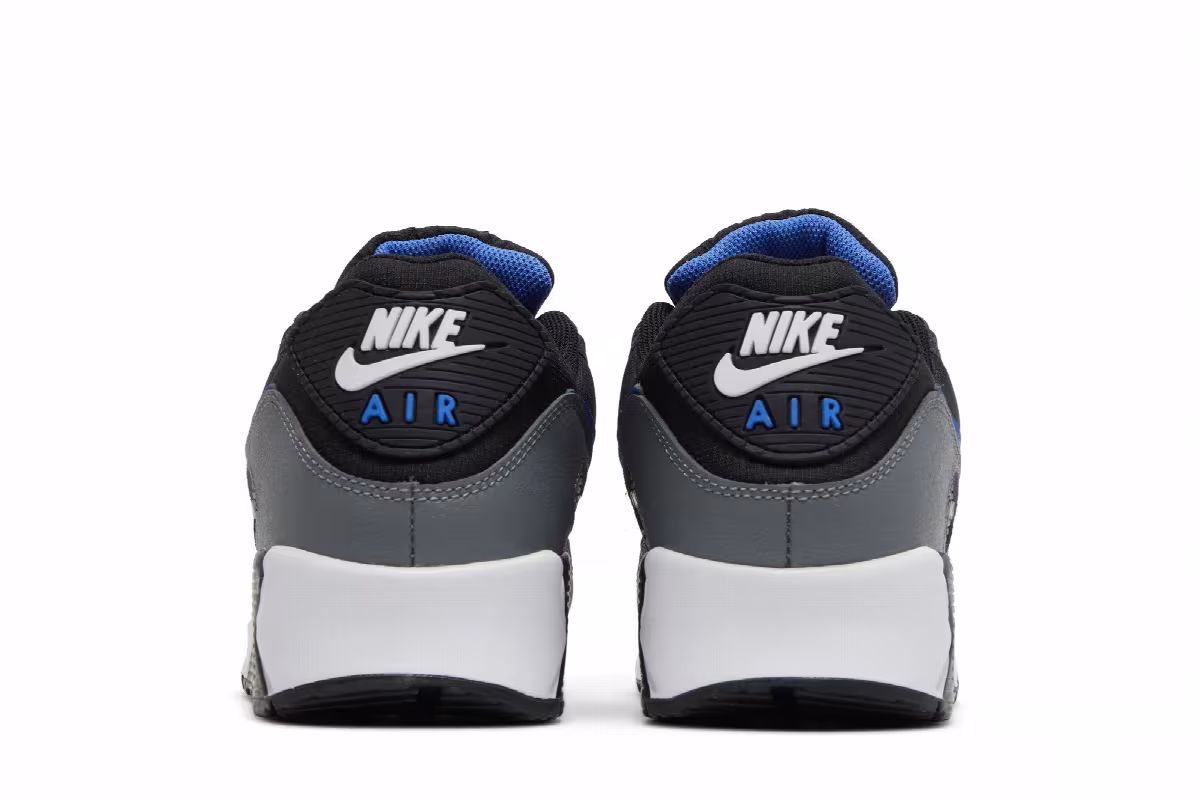 Nike Air Max 90 Black Medium Blue, view 7