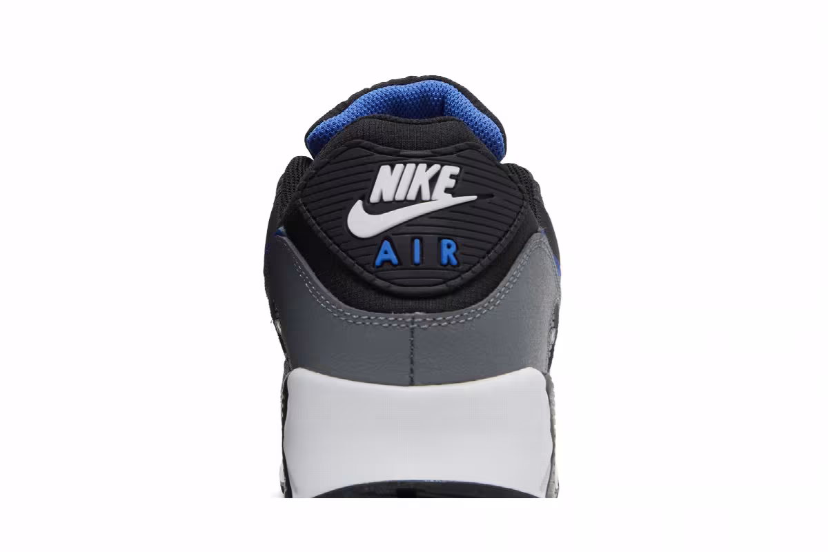 Nike Air Max 90 Black Medium Blue, view 8