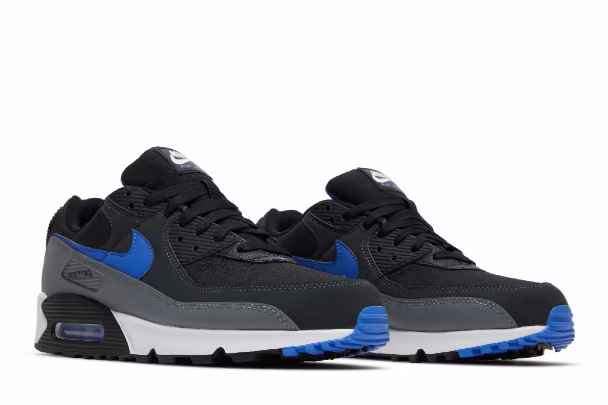 Nike Air Max 90 Black Medium Blue, view 9