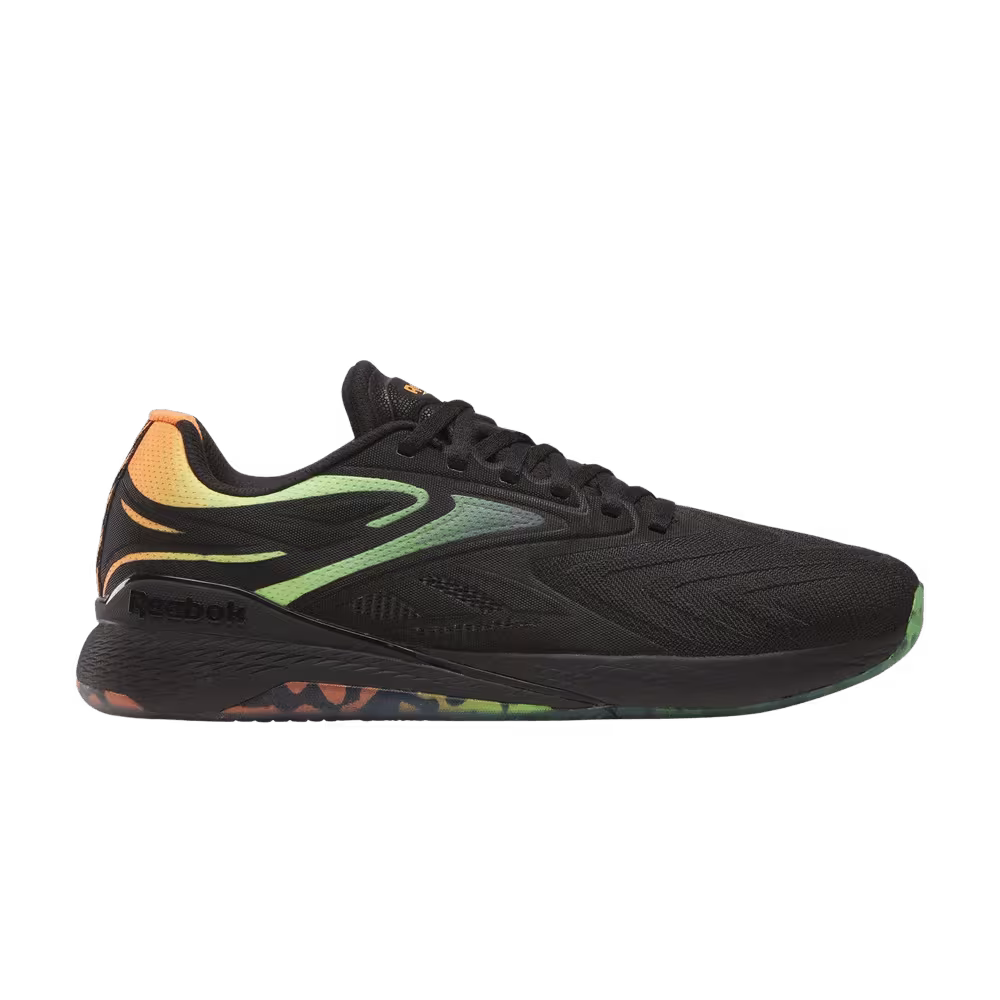 Reebok Nano X5 Edge Black Arena Orange Digital Lime