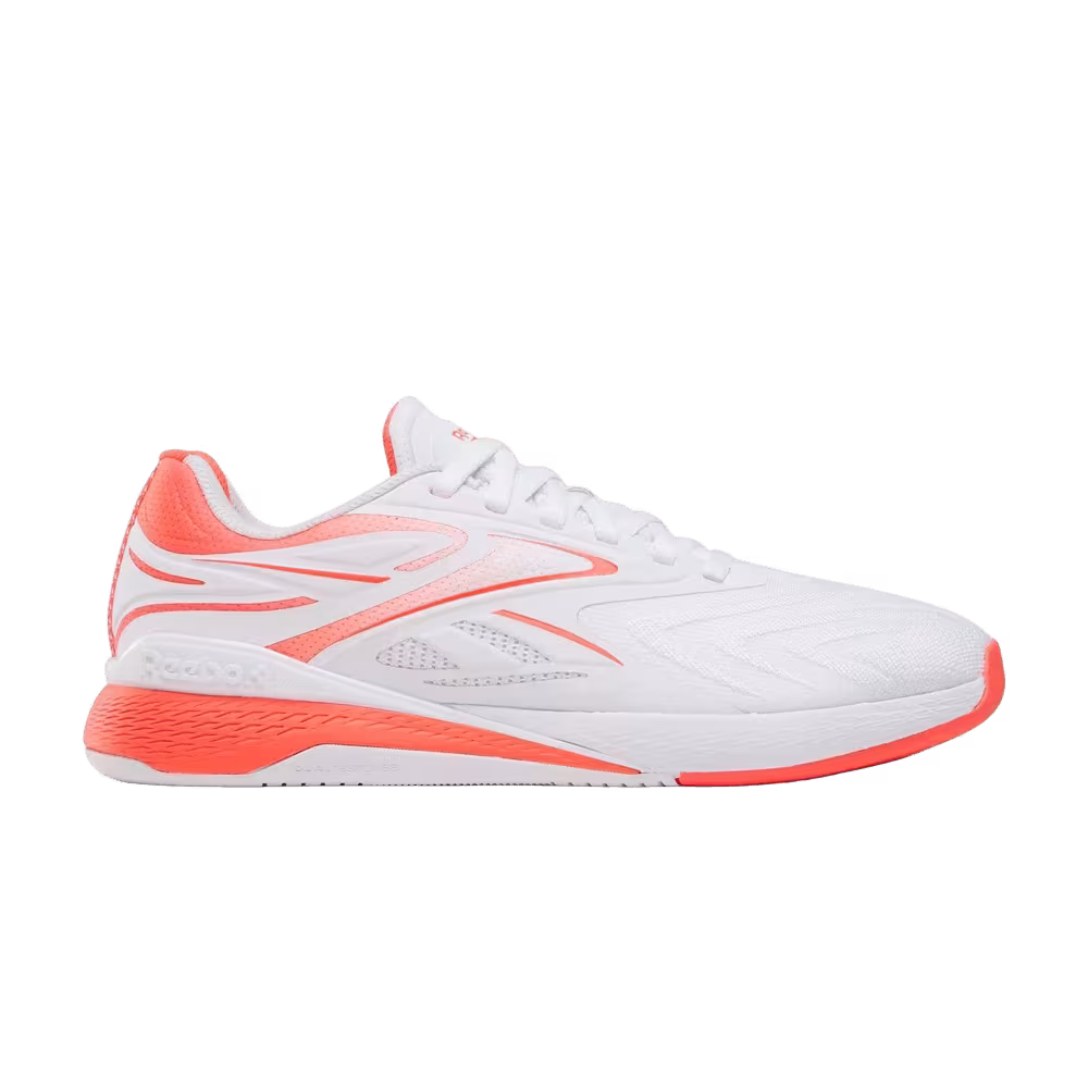 Reebok Women's Nano X5 Edge White Neon Cherry