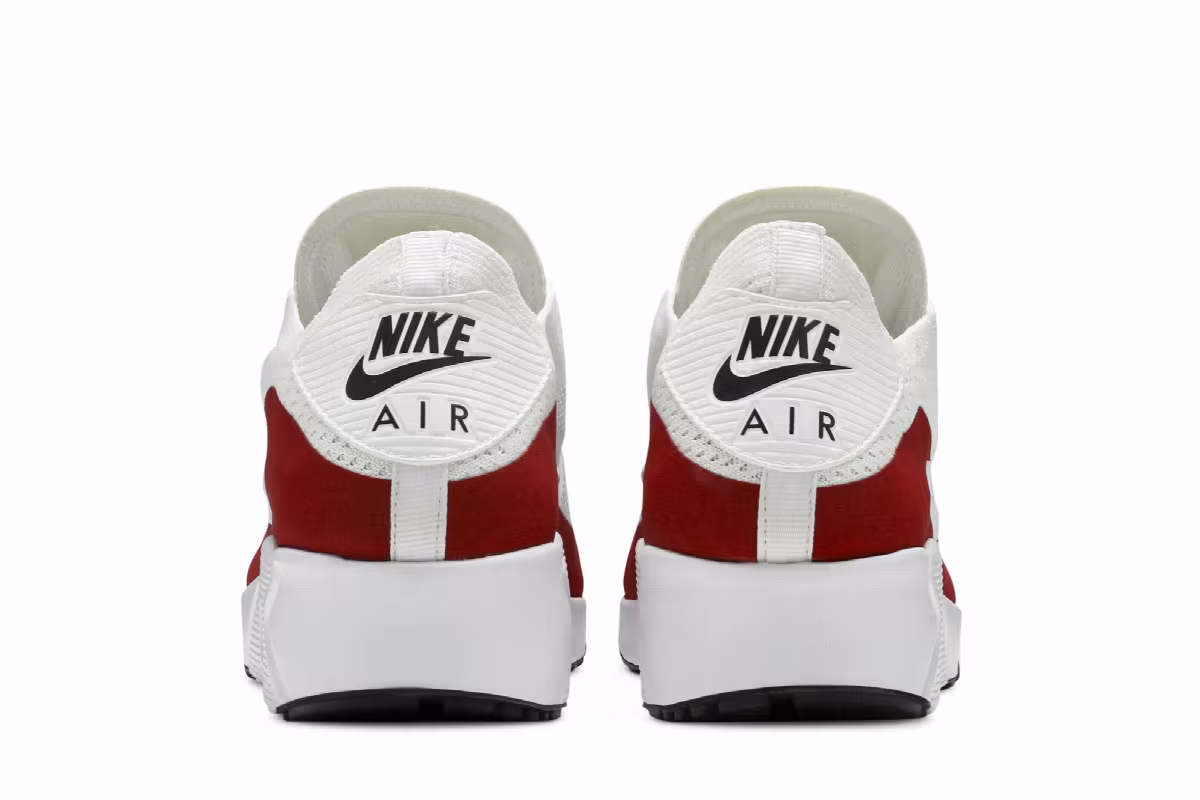 Nike Air Max 90 Ultra 2.0 Flyknit White Red, view 7