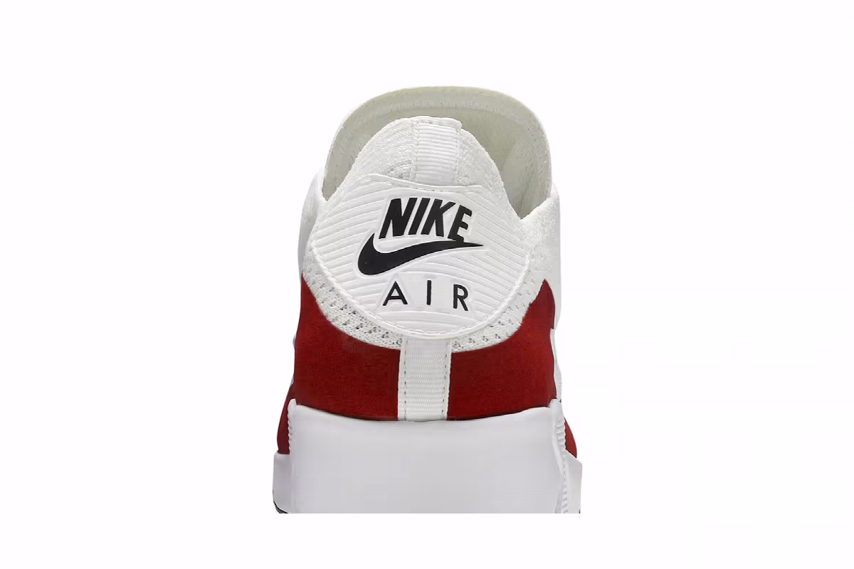 Nike Air Max 90 Ultra 2.0 Flyknit White Red, view 8