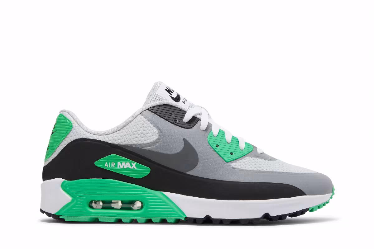 Nike Air Max 90 Golf White Flash Lime, view 2