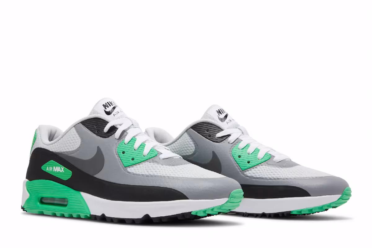 Nike Air Max 90 Golf White Flash Lime, view 9