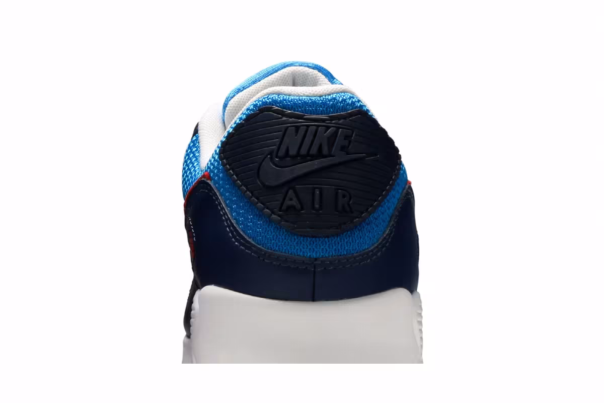 Nike Air Max 90 Photo Blue University Red, view 8