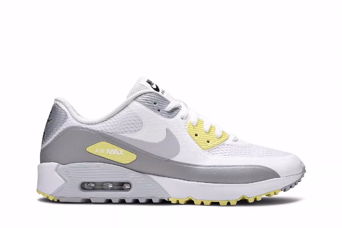 Nike Air Max 90 Golf White Metallic Platinum, view 2