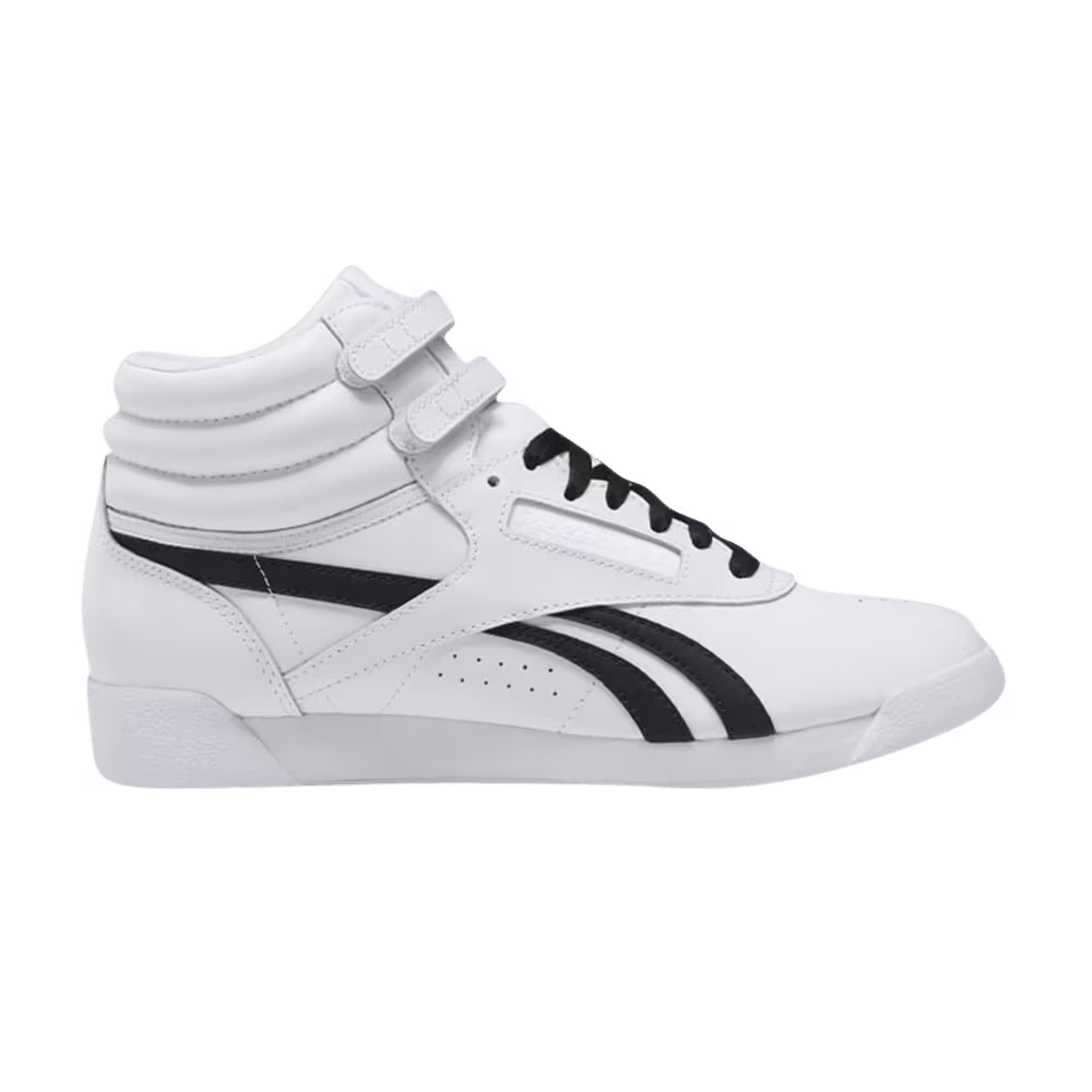 Reebok Women's Freestyle High White Black