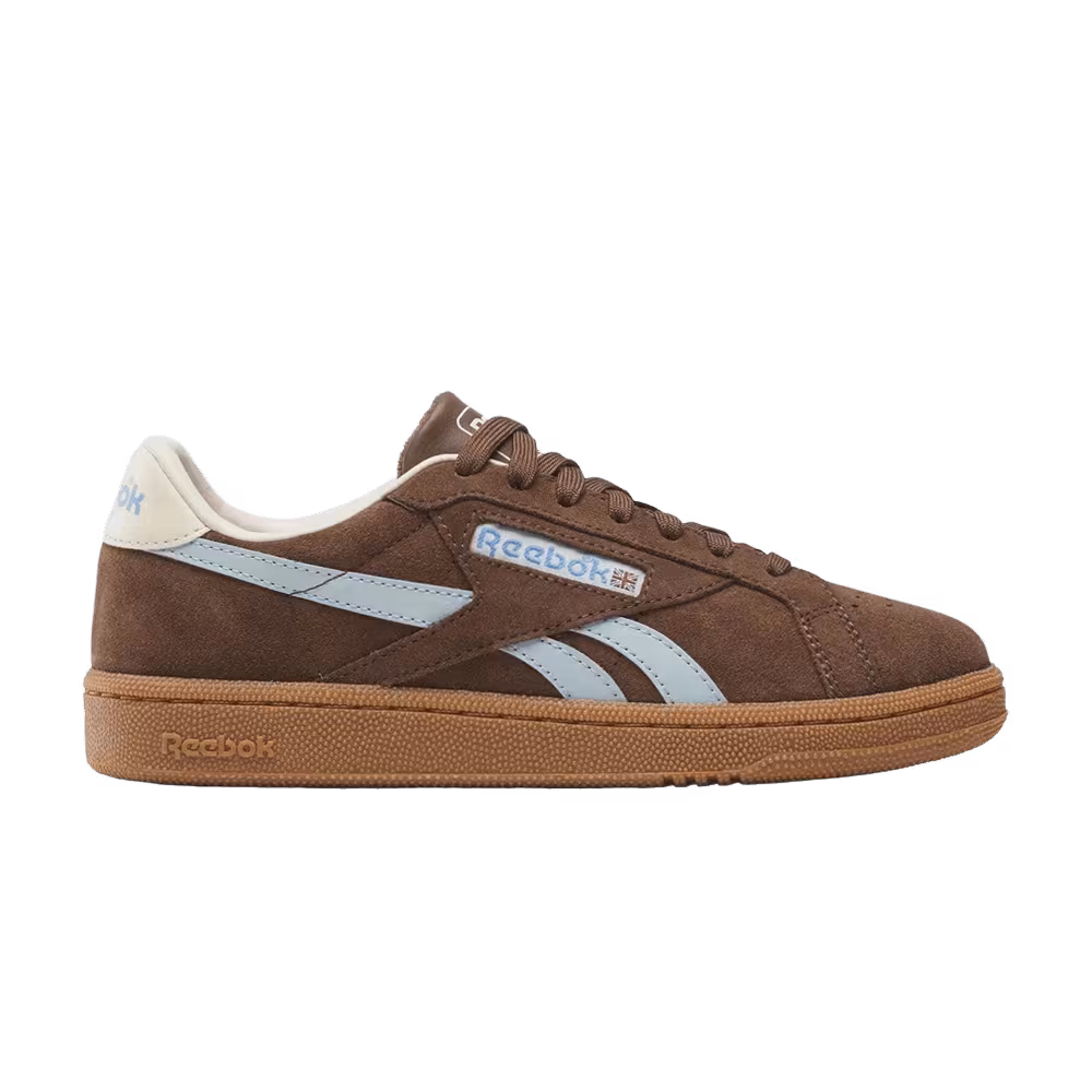Women's Reebok Club C Grounds UK Simple Brown Ice Blue Gum